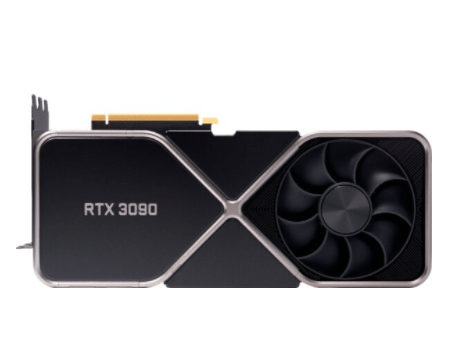 NVIDIA GEFORCE RTX 3090 24GB GDDR6X PCI EXPRESS 4.0 GRAPHICS CARD -TITANIUM AND BLACK