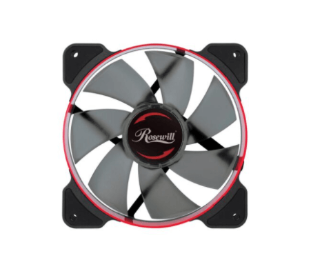 ROSEWILL RWCB-1612 -120mm Case Fan with Blue LED and PWM Function