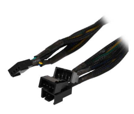 ROSEWILL TX4SPL3-6 SLEEVED 6″ PWM Multi Fan Power Splitter Cable